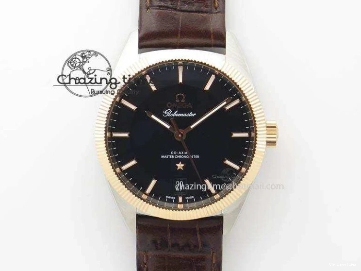 0423 Sophisticated Planet Ocean Master Chronometer Chrono SS OM 1:1 Best Edition Orange On SS Bracelet A 8156